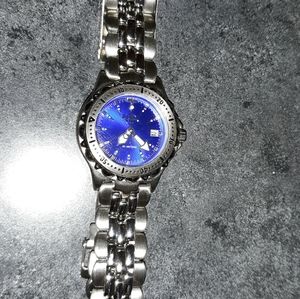 Fossil Ladies Watch Blue Hard Rock Face with Case